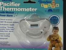Pacifier Style Thermometer