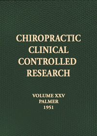 Chiropractic Clinical Controlled Research Vol. 25