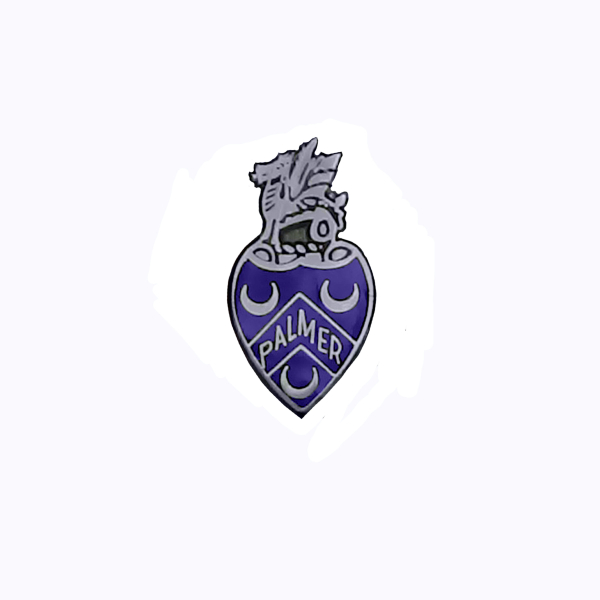 Lapel Pin Silver & Purple Crest (SKU 10044940176)