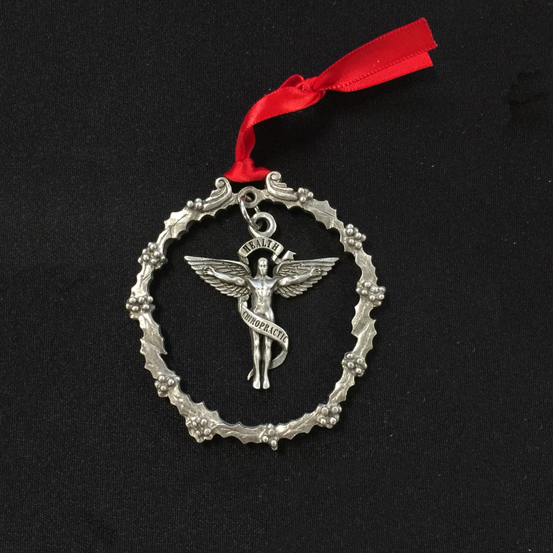 Pewter Chiro Angel Christmas Ornament (SKU 10048030168)