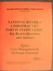 Pt4/Vol2 National Boards Of Chiropractic Study Guide