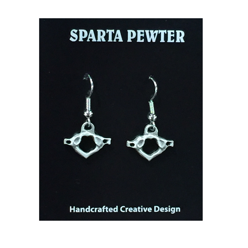 Sparta Pewter Cervical Earrings (SKU 10247211176)