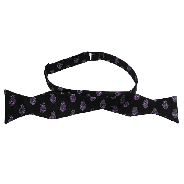 Jardine Wovpoly Untied Bowtie, All Over Crests (SKU 10375181143)