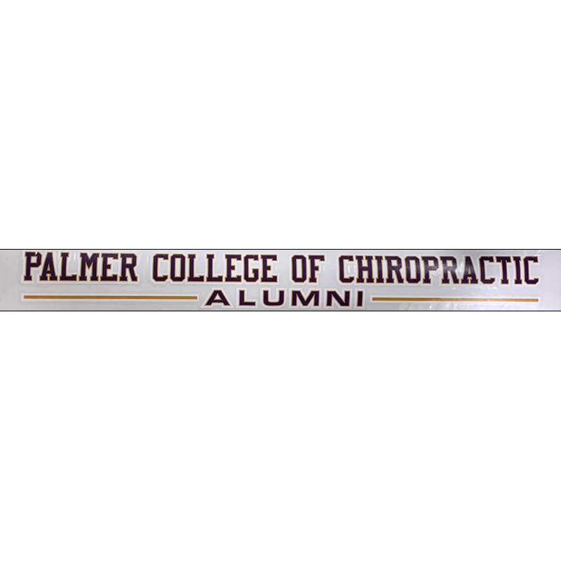 20" Palmer College Of Chiropractic Alumni Decal (SKU 10440926199)