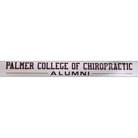 20" Palmer College Of Chiropractic Alumni Decal