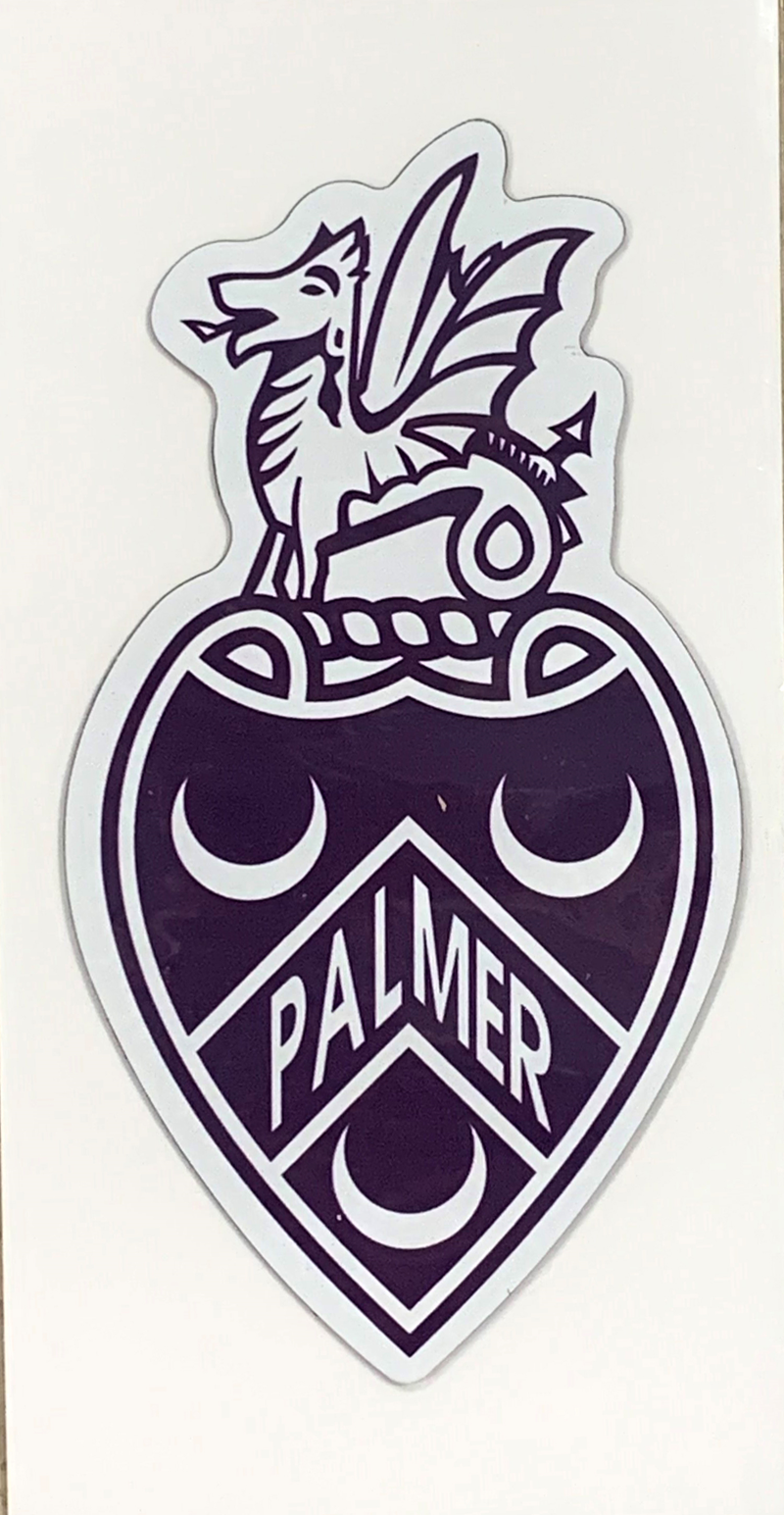 6" Palmer Crest Logo Decal (SKU 10440995199)