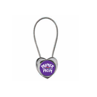 Mother's Day Heart Rope Keytag