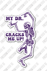 My Doc Cracks Me Up Sticker