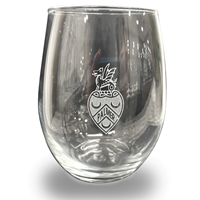 PALMER CREST DEEP ETCHED VALE STEMLESS WINE GLASS