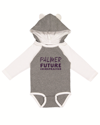Palmer Infant Hooded Long Sleeve Bodysuit