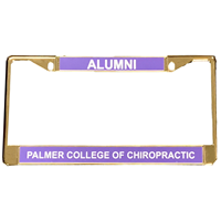 Palmer Logo Alumni Metal License Plate Frame