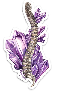 Sandy Spines Crystal Spine Sticker