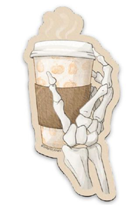 Sandy Spines Psl Coffee Sticker