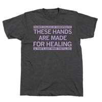 Unisex Palmer These Hands Are Made For Healing Tee